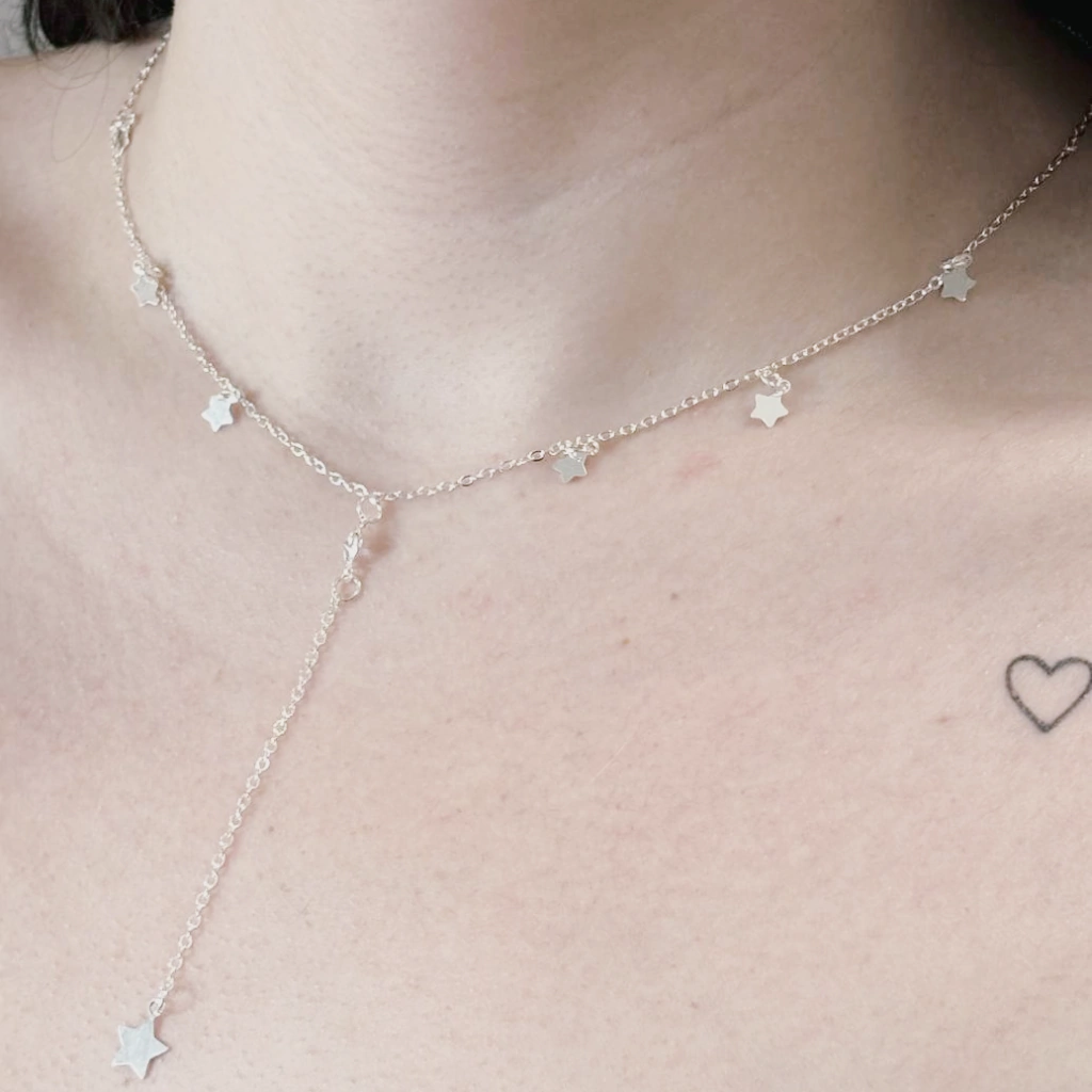 Colar Gravatinha de Estrelas — foto 1